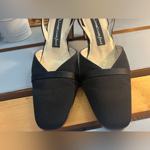 NINA Comfort Round Toe Block Heel Slingback in US 9 - Picture 3 of 8